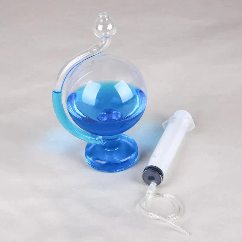 ClimaCrystal Glas Wettervorhersage Barometer | Stilvolle Wetterstation | Dekoration für Zuhause & Büro
