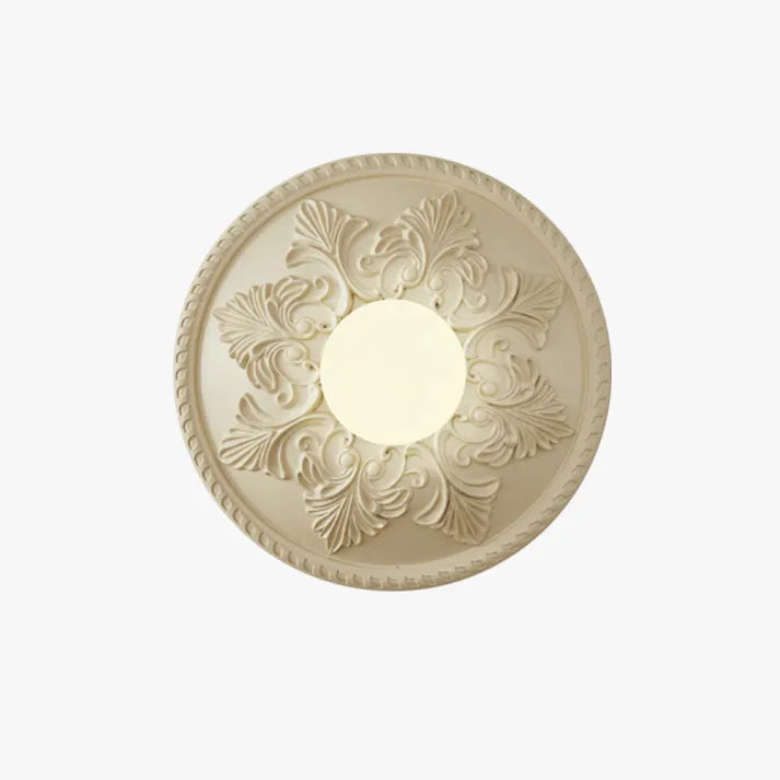 Resiluxe Moderne Wandleuchte Milchkaffee aus Kunstharz | Zeitloses Design | Perfekte Beleuchtung für Zuhause