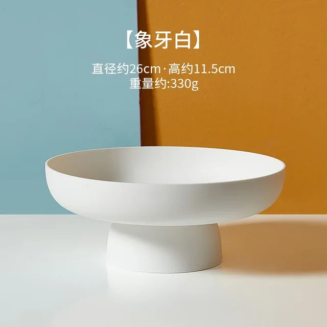 FruitFlow Moderne Obstschale mit Abtropffunktion | Dekorative Küchen-Deko & Tischmittelpunkt | Praktisch & Stilvoll