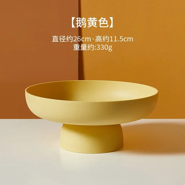 FruitFlow Moderne Obstschale mit Abtropffunktion | Dekorative Küchen-Deko & Tischmittelpunkt | Praktisch & Stilvoll