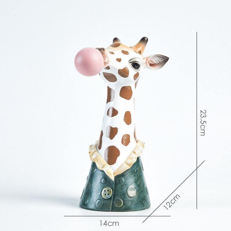 BubbleBeast Tierische Deko-Vase | Kreative Blumenvase mit Charakter