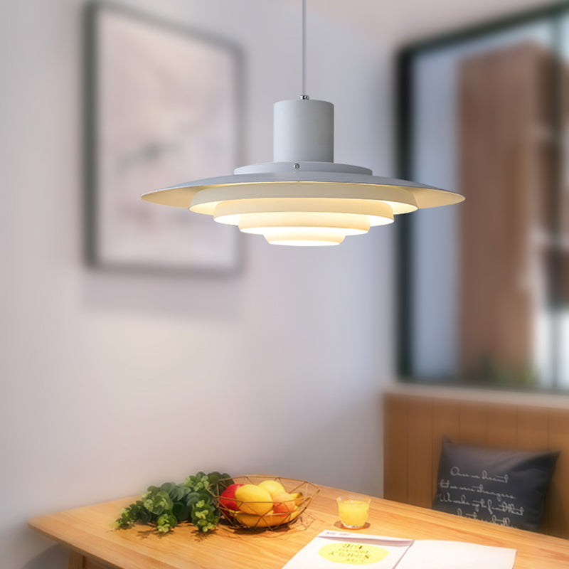 Nordura Aluminium Pendelleuchte | Moderne Hängelampe im nordischen Design | Verstellbare Höhenoptionen | Elegante Wohnbeleuchtung