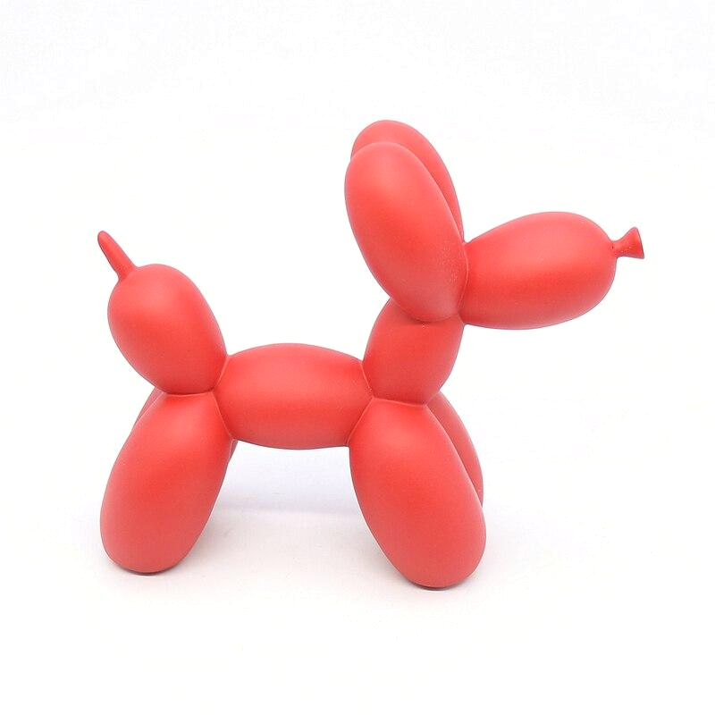 BalloonDog Lebendige Hundeskulptur | Pop-Art Dekoration | Moderne Wohnkultur | Handgefertigte Statue