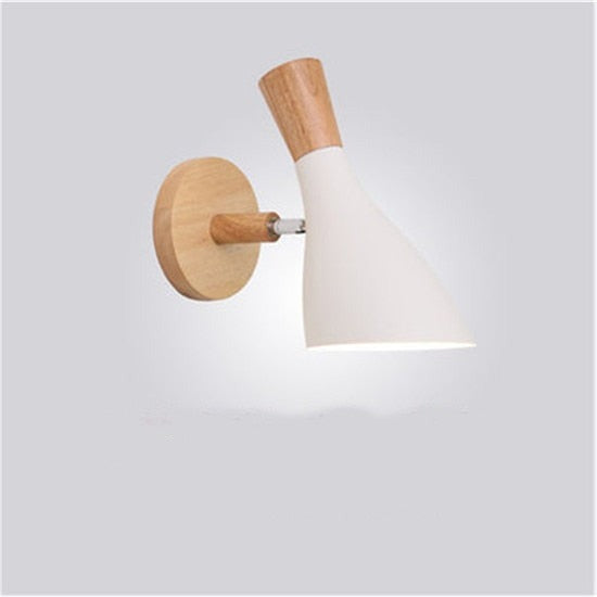 GlowWood Moderne LED-Holz Schlafzimmer Wandlampe | Minimalistisches Design | Warmweißes Licht | Energieeffizient