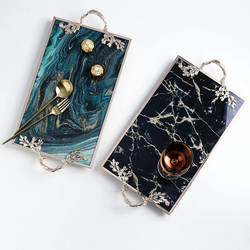 StellaNova Nebula Tablett | Elegantes Universum-Design | Stilvolles Deko-Accessoire