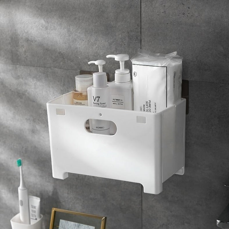 WallFlex Klappbarer Wäschekorb | Wandmontiertes Design | Platzsparender & Praktischer Wäschebehälter