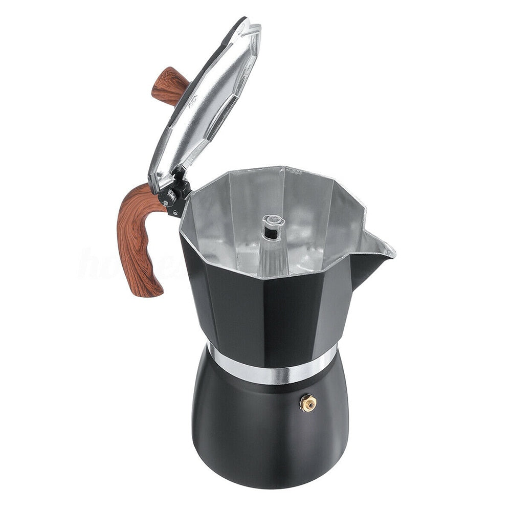 CaffeFiore Espresso Pot | Klassische italienische Espressokanne | Perfekt für Zuhause und Büro