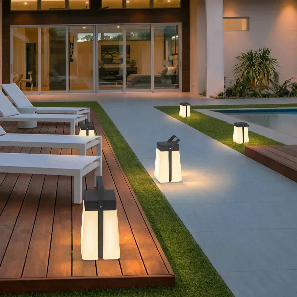 SunLumina Solar Laterne | Kabellose Solarlaterne | Wetterfest | Garten- und Terrassenbeleuchtung | Nachhaltige Energie