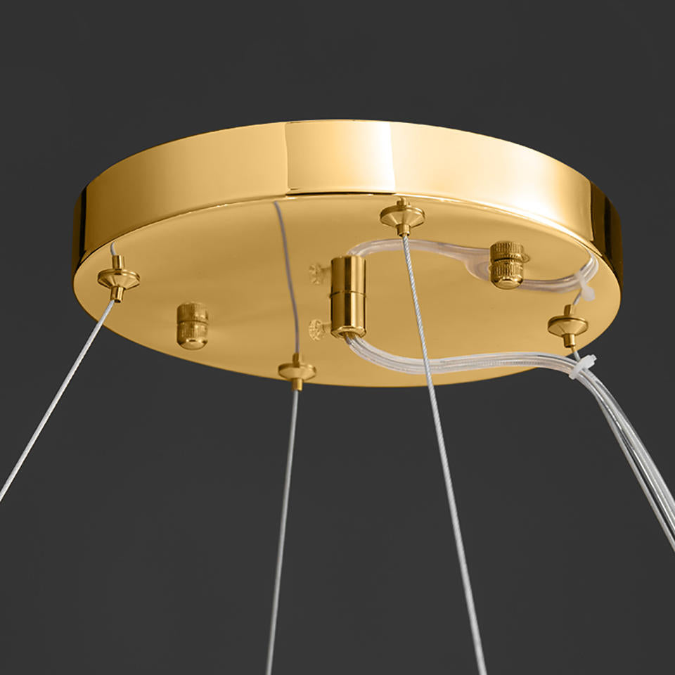 LumePlume Luxuriöse Pendelleuchte mit Glasfedern | Elegantes Design | Hochwertige Beleuchtung für Zuhause