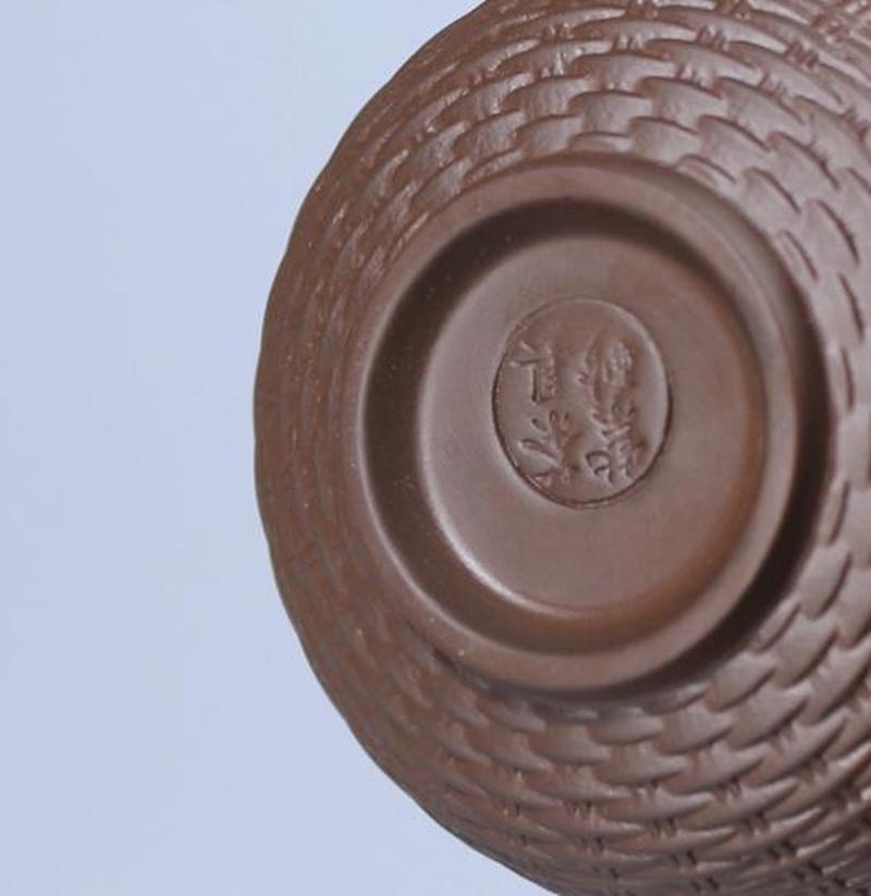 ZenGaiwa Zisha Teegeschirr Set | Handgemachte Gaiwan Schale | Lila-Ton-Terrine | Teezeremonie & Oolong-Tee | Premium Teeschale