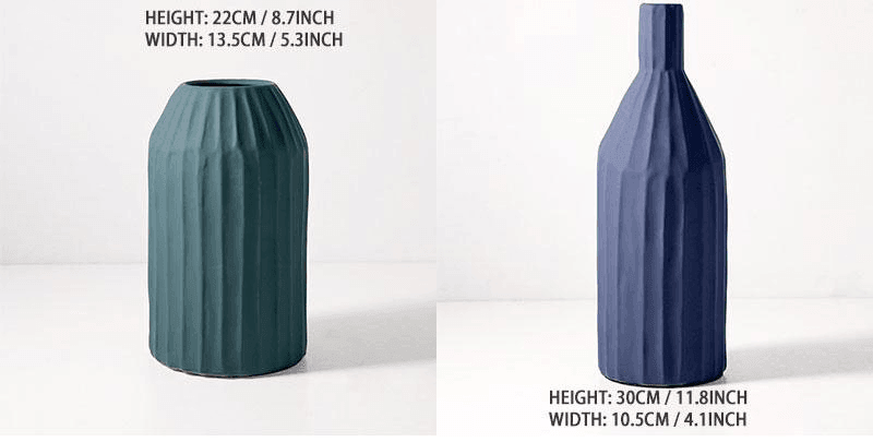 Isabellia Strukturierte Keramik-Töpfe | Modernes Design | Dekoration für Pflanzen & Blumen | In verschiedenen Farben