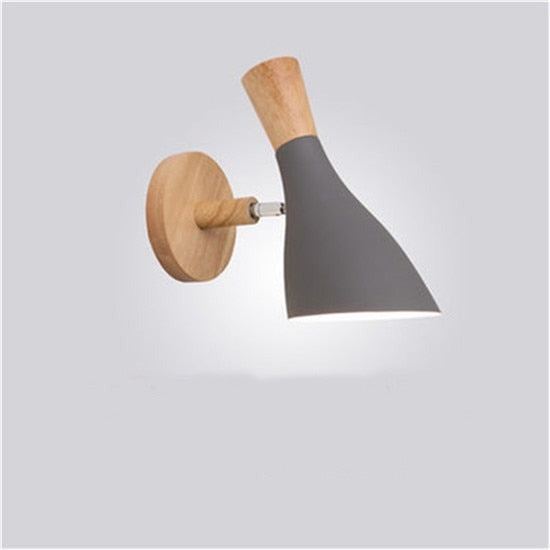 GlowWood Moderne LED-Holz Schlafzimmer Wandlampe | Minimalistisches Design | Warmweißes Licht | Energieeffizient