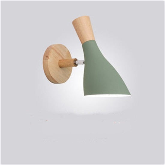 GlowWood Moderne LED-Holz Schlafzimmer Wandlampe | Minimalistisches Design | Warmweißes Licht | Energieeffizient