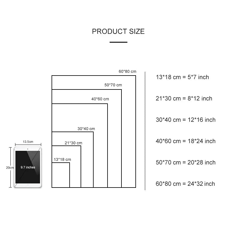 GreenLuxe Moderne Nordische Pflanzenleinwand | Leinwandbild | Wandkunst | Deko für Zuhause