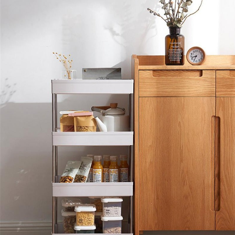 RollMaster Mobiler Trolley | Aufbewahrungsregal auf Rollen | Praktische Lagerung für Zuhause und Büro