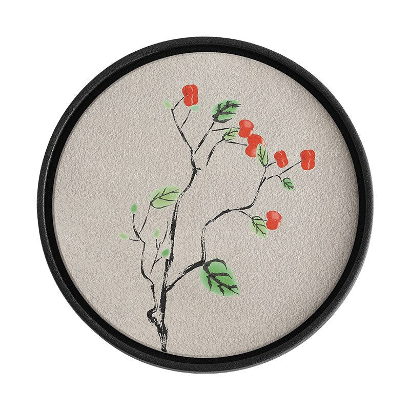 TeaHaven Chinesisches Teetablett | Traditionelles Design | Hochwertiges Material | Perfekt für Teezeremonien