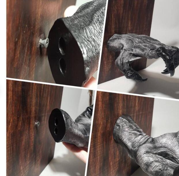 WitchGrip Hexenhand Wanddekoration | Universalhaken | Schmuckaufbewahrung | Halloween Wohnkultur