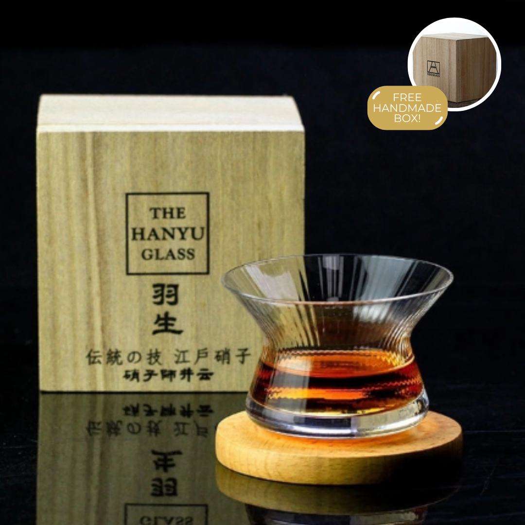SakuraKaori Japanisches EDO-Whiskeyglas | Exquisites Design | Perfekt für Whiskey-Liebhaber & Sammler
