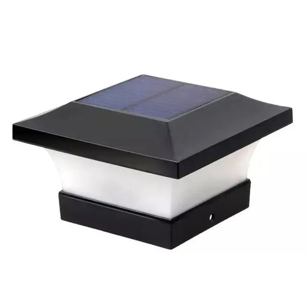 SolarVibe Moderne Solarbetriebene Säulenleuchte | Outdoor Gartenbeleuchtung | Energiesparend & Wetterfest