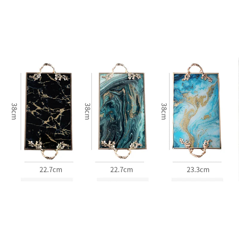 StellaNova Nebula Tablett | Elegantes Universum-Design | Stilvolles Deko-Accessoire