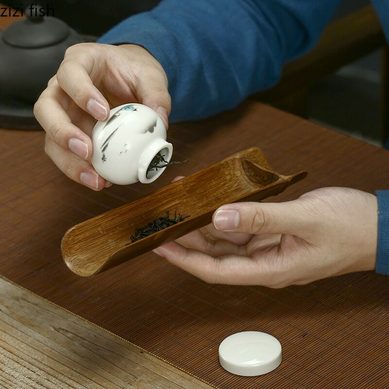 TeaVault Weiße Keramik Teedose | Feuchtigkeitsbeständiger Aufbewahrungsbehälter für Tee, Kaffee & Bonbons | Versiegelte Keramikdose für Küche & Zuhause