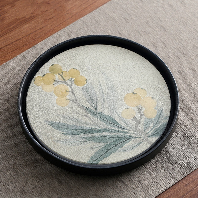 TeaHaven Chinesisches Teetablett | Traditionelles Design | Hochwertiges Material | Perfekt für Teezeremonien