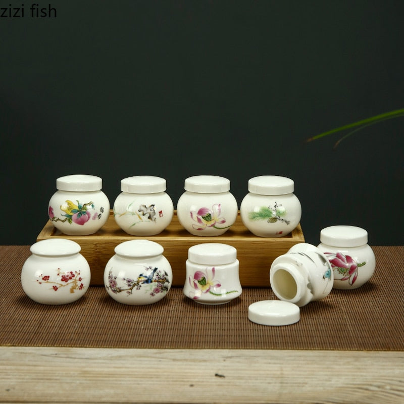 TeaVault Weiße Keramik Teedose | Feuchtigkeitsbeständiger Aufbewahrungsbehälter für Tee, Kaffee & Bonbons | Versiegelte Keramikdose für Küche & Zuhause