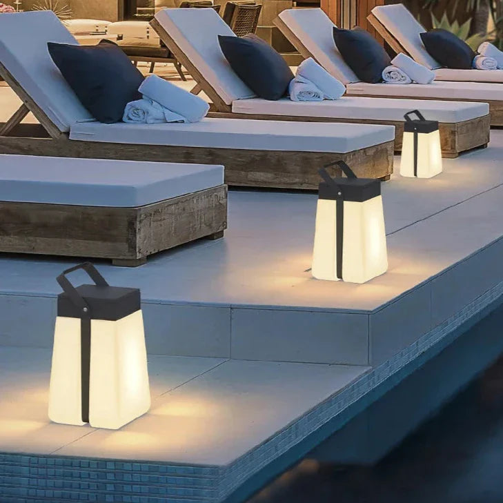 SunLumina Solar Laterne | Kabellose Solarlaterne | Wetterfest | Garten- und Terrassenbeleuchtung | Nachhaltige Energie