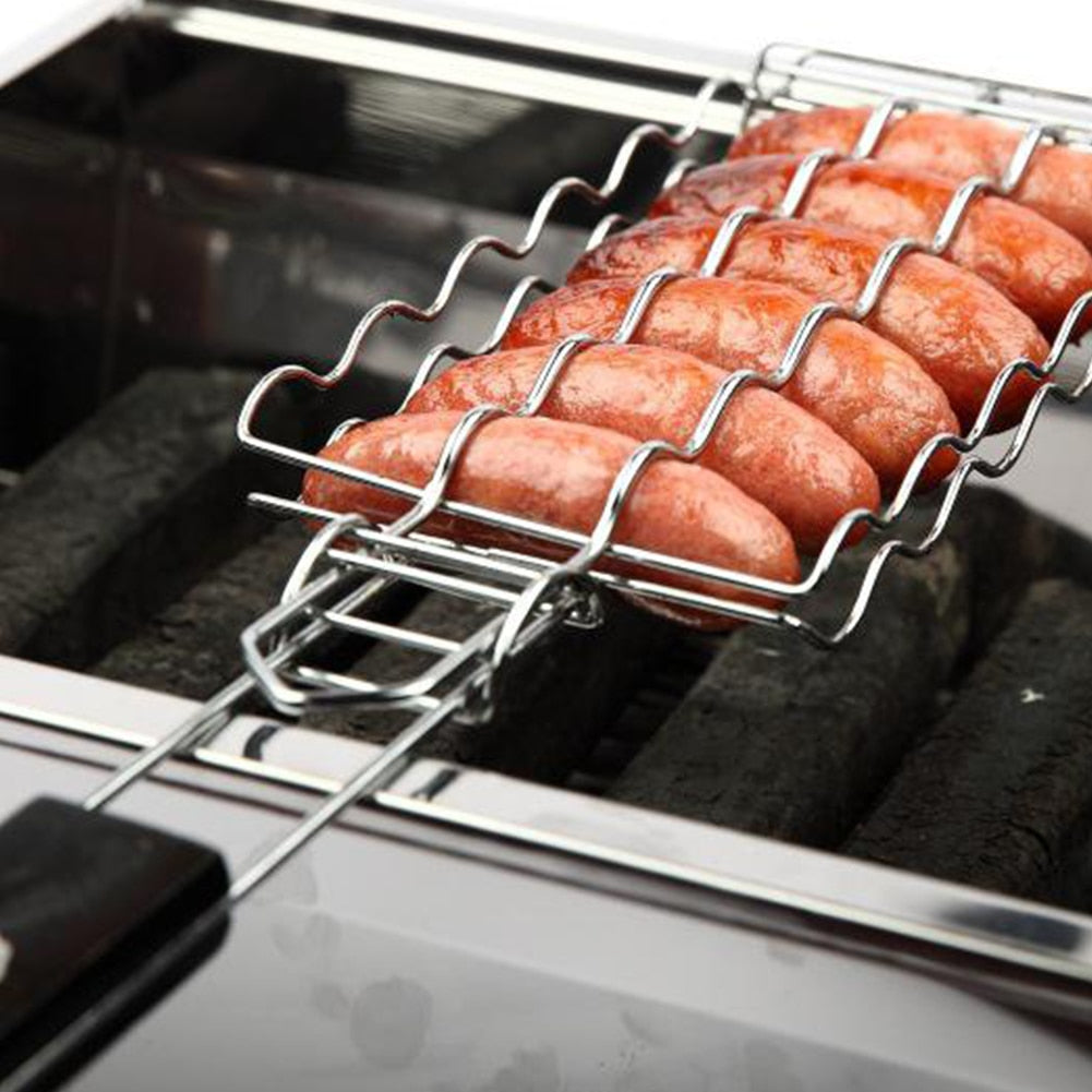 GrillMaster Wursthalter Barbecue Rack | Perfektes Grillerlebnis | Stabil & Vielseitig | Für Grill- und BBQ-Fans