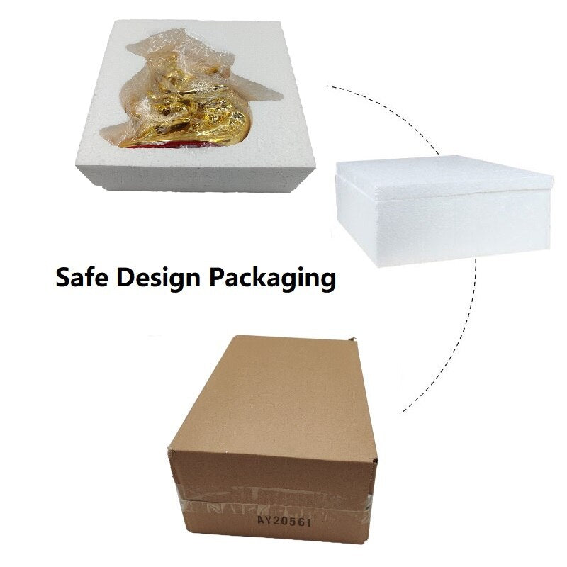 Virelith Tierfiguren aus Keramik | Porzellan-Dekoration | Handgefertigte Raumdekoration | Hochzeit & Festliche Deko