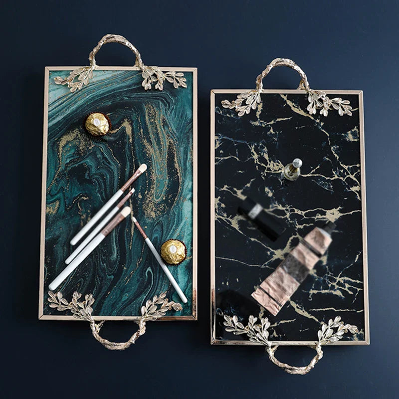 StellaNova Nebula Tablett | Elegantes Universum-Design | Stilvolles Deko-Accessoire