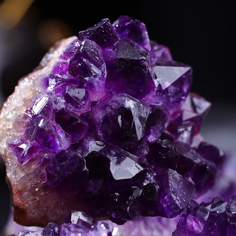 AetherStone Amethyst Edelstein | Natürlicher Kristall | Positive Energie | Perfekte Deko