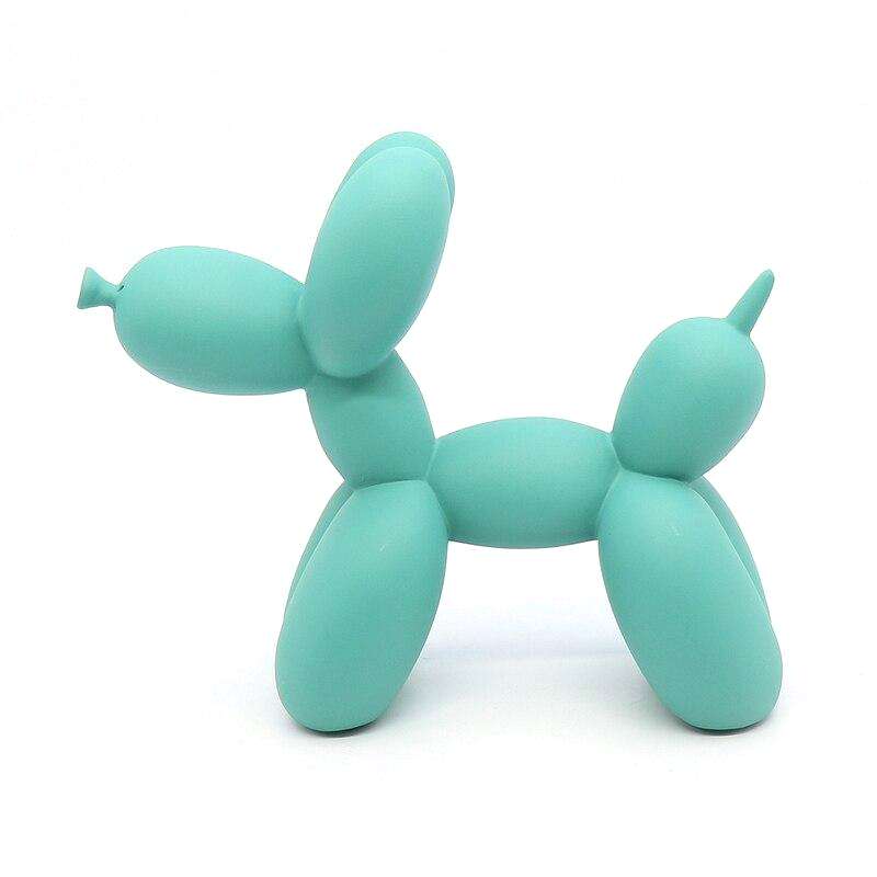 BalloonDog Lebendige Hundeskulptur | Pop-Art Dekoration | Moderne Wohnkultur | Handgefertigte Statue