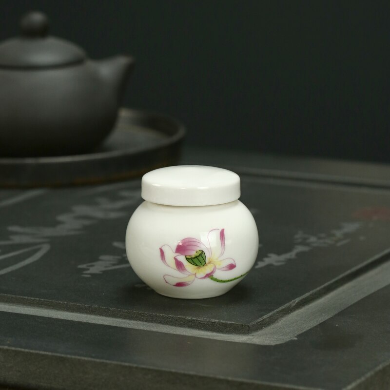 TeaVault Weiße Keramik Teedose | Feuchtigkeitsbeständiger Aufbewahrungsbehälter für Tee, Kaffee & Bonbons | Versiegelte Keramikdose für Küche & Zuhause