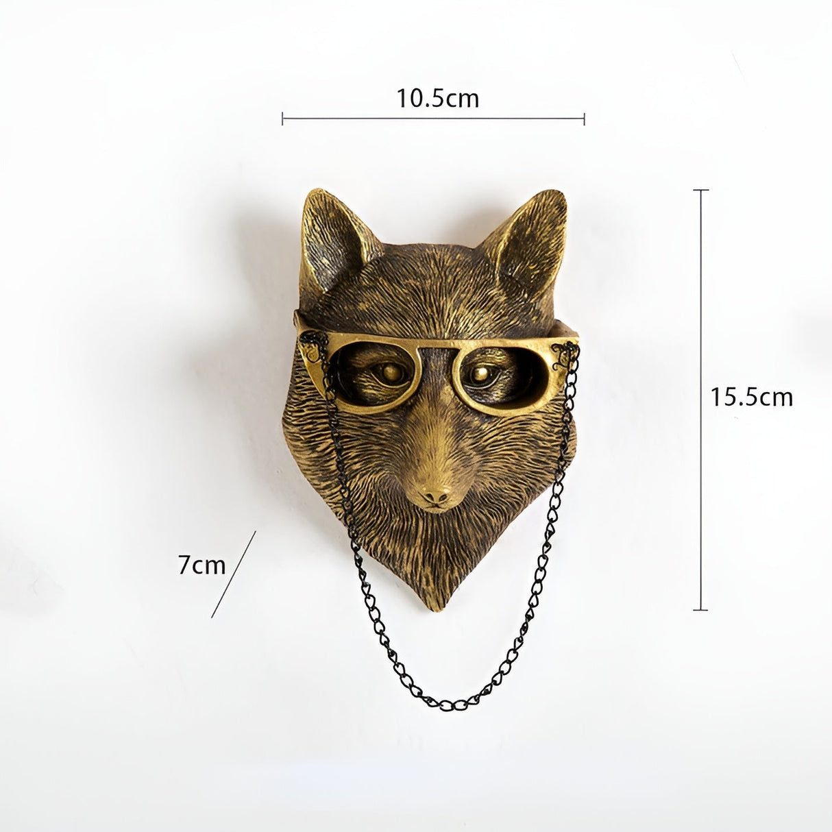 Hookify Head Wandhaken | Multifunktionale Wandaufbewahrung & Dekoration | Tierkopf-Design