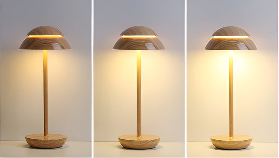 Eclipza Kabellose LED Tischleuchte | Modernes Design | Dimmbar | Stimmungslicht & Dekoration