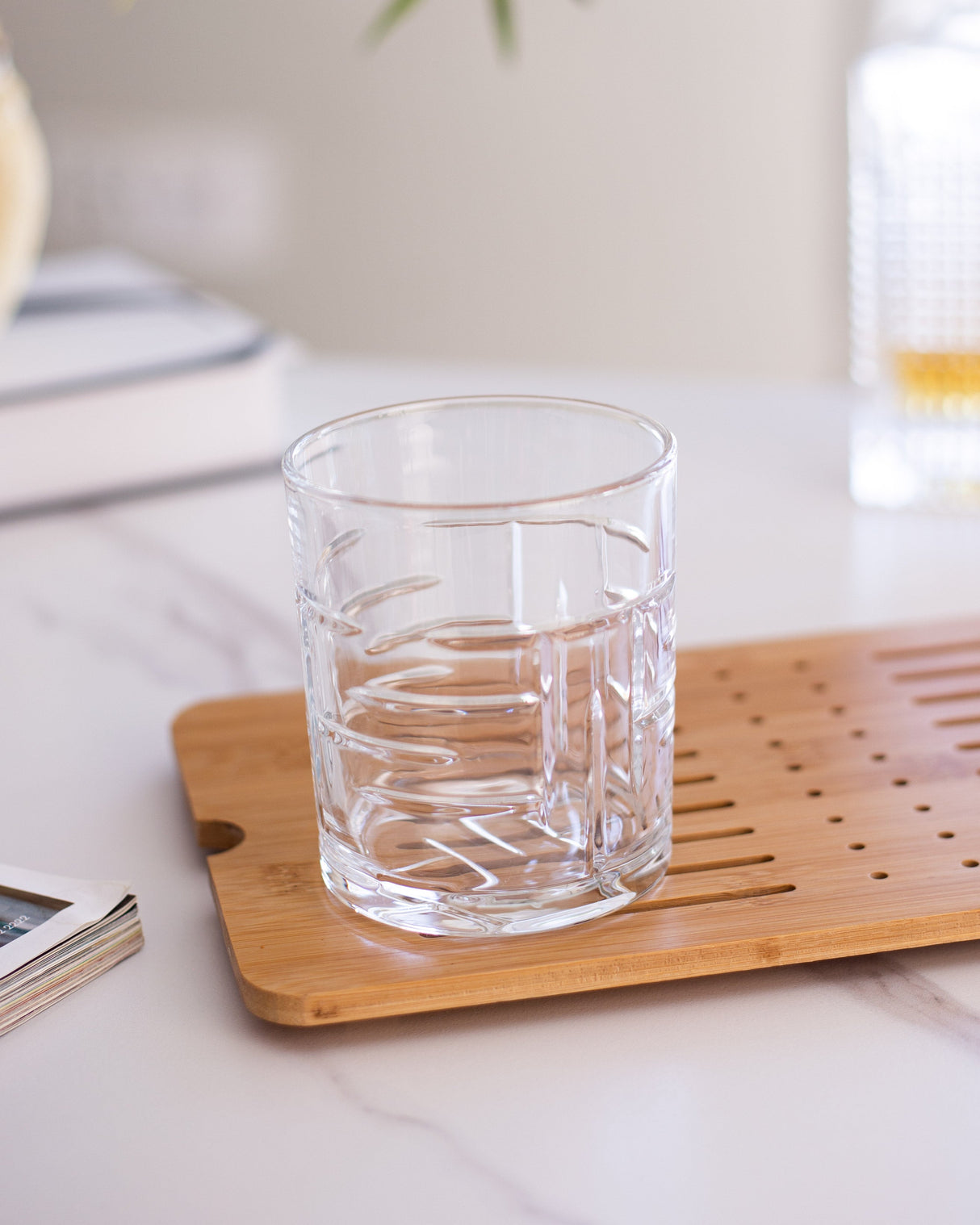 HighlandTartan Altmodische Gläser im Tartan-Design | Set aus 2 | Hochwertige Whiskeygläser | Perfekt für Cocktails & Drinks