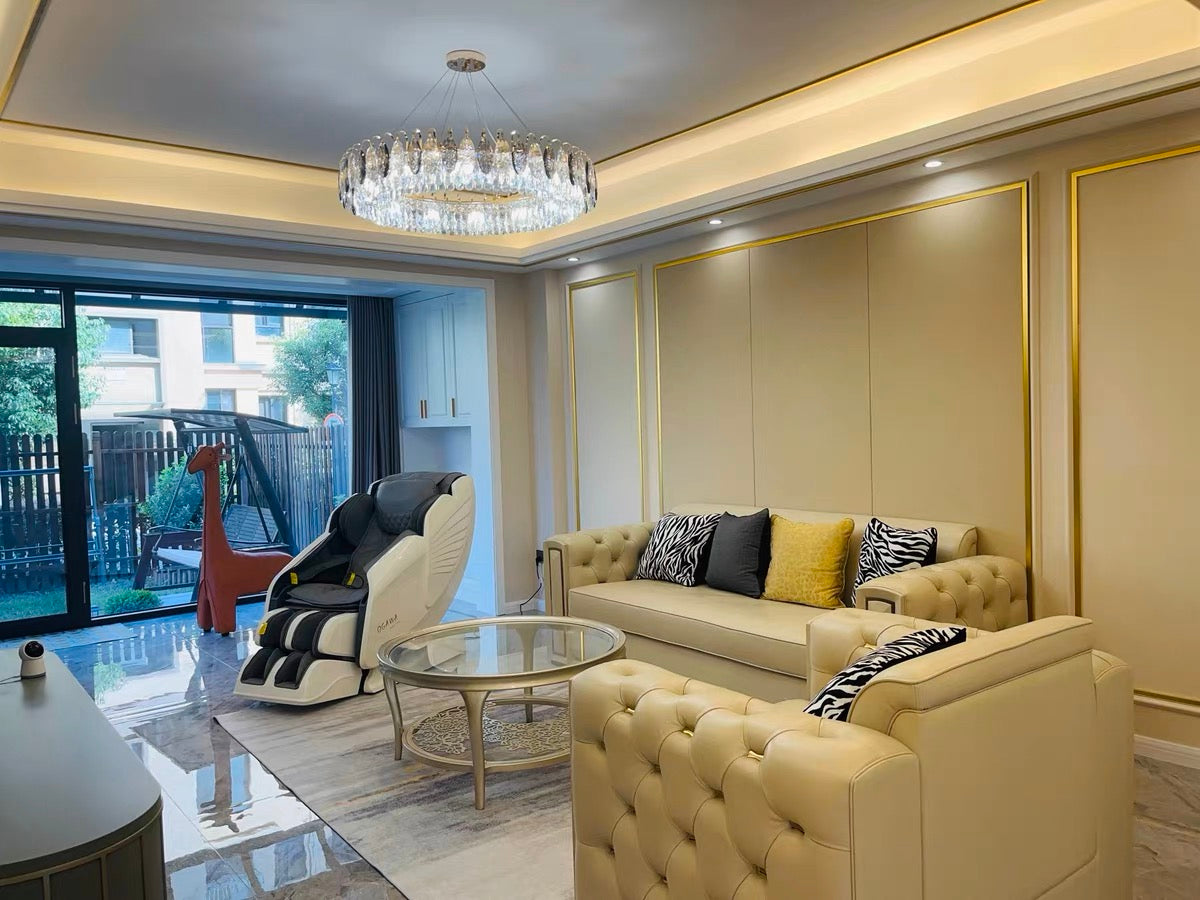 LuxeVibe Elegante K9-Kristall-Kronleuchter | Hochwertige Verarbeitung | Zeitlose Beleuchtung | Premium-Luxus für Zuhause