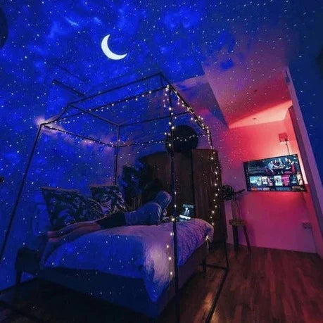 StarScape Galaxy Projektor | LED Sternenhimmel Projektor | Stimmungslicht & Nachtlicht | Magische Lichter für Zuhause