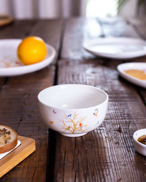 HummiCharm Weißes Katori Schälchen | Elegantes Design | Perfekt für Desserts, Snacks & Beilagen