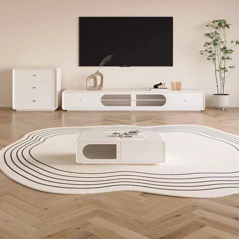 ShapeLoft Moderner Teppich | Unregelmäßiges Design | Runder Teppich für Heimdekoration