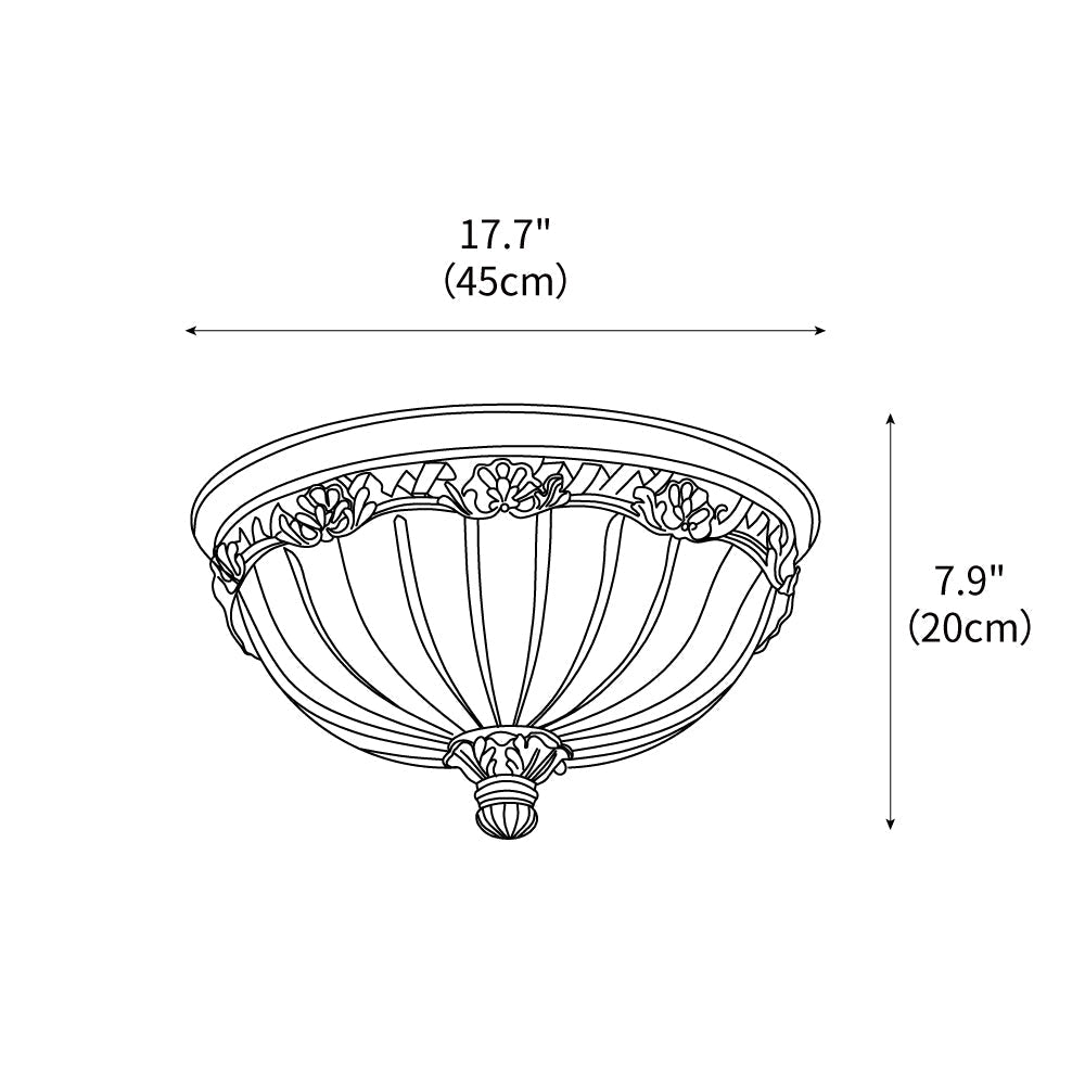 HaloBright Deckenleuchte im modernen Design | Stilvolle LED-Beleuchtung | Verschiedene Größen & Bronze-Finish
