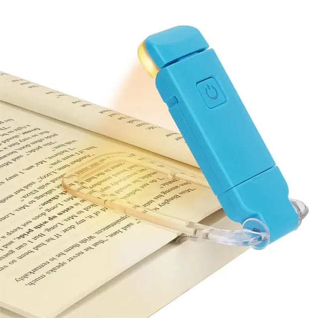 BrightBookmark Wiederaufladbare LED-Buchlampe | Clip-On Lesezeichenlicht | LED-USB Buchlicht für Komfortables Lesen