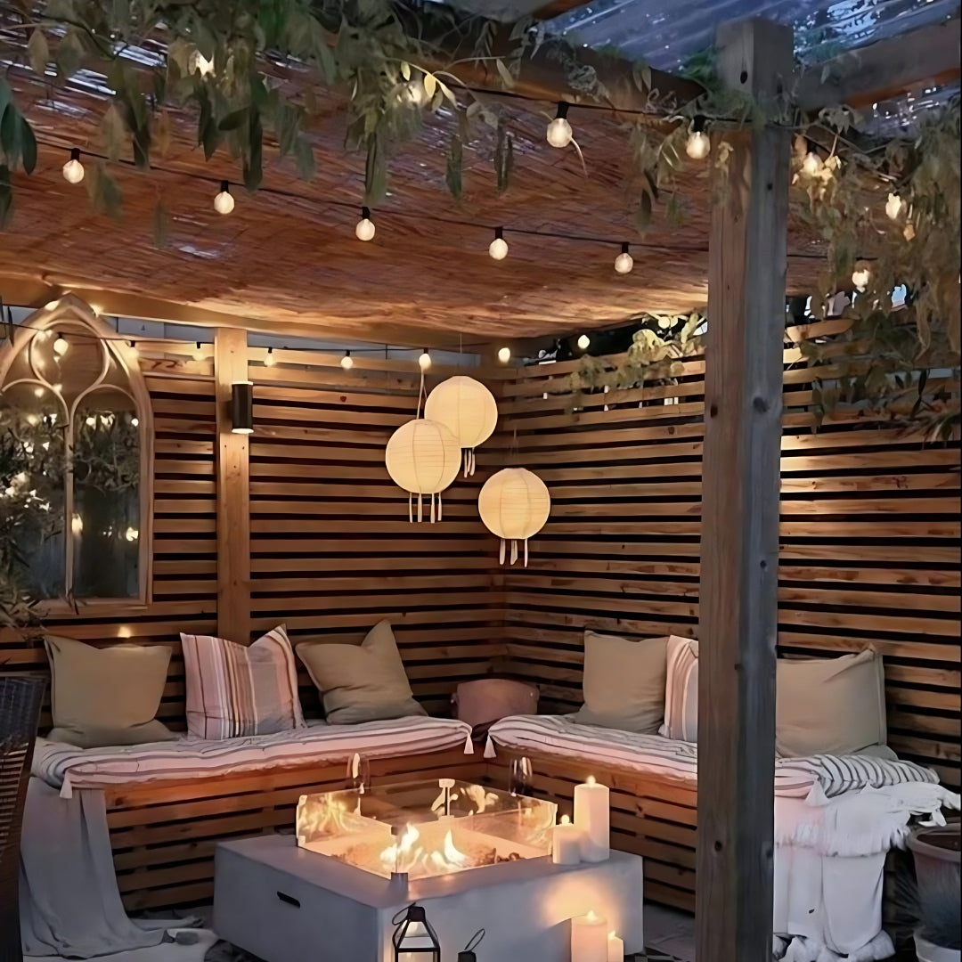 SolarGlow Outdoor Laterne | Solarbetriebene Gartenbeleuchtung | Wasserdicht | LED Stimmungslicht für Außen