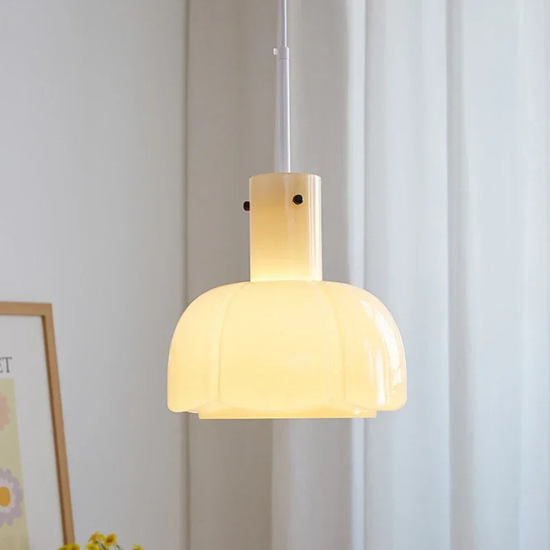 GlacierGlow LED Pendelleuchte Glas | Nordic Design | Energieeffizient | Dimmbare Beleuchtung | Moderne Hängelampe