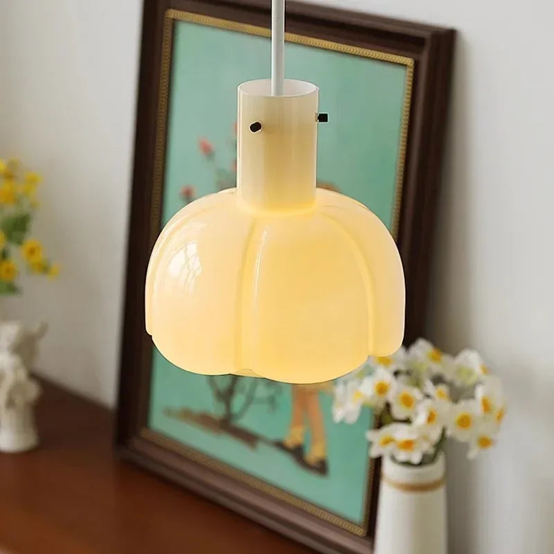 GlacierGlow LED Pendelleuchte Glas | Nordic Design | Energieeffizient | Dimmbare Beleuchtung | Moderne Hängelampe