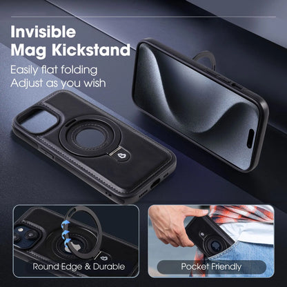 MagCase Pro™ Magnetische iPhone-Hülle mit unsichtbarem Ringständer | Stoßfest | Elegantes Design | 360° Schutz