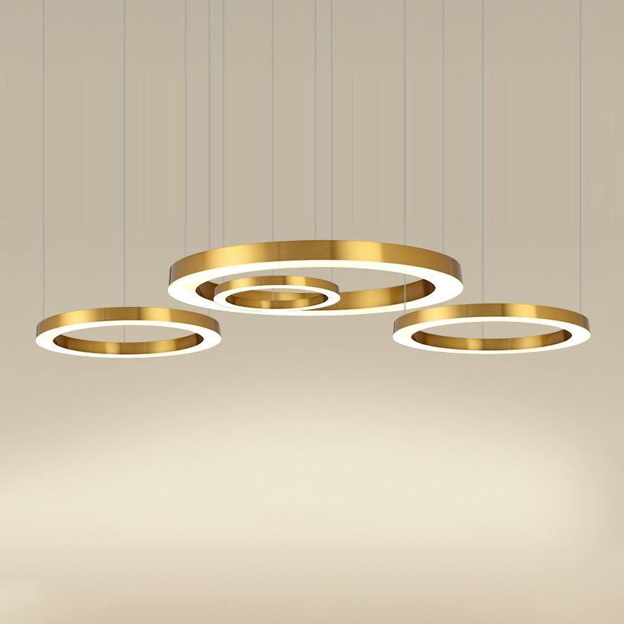 LumenRing Orion LED Pendelleuchte | Modernes Ringdesign | Dimmbares Licht | Stilvolle Beleuchtung für Wohnräume
