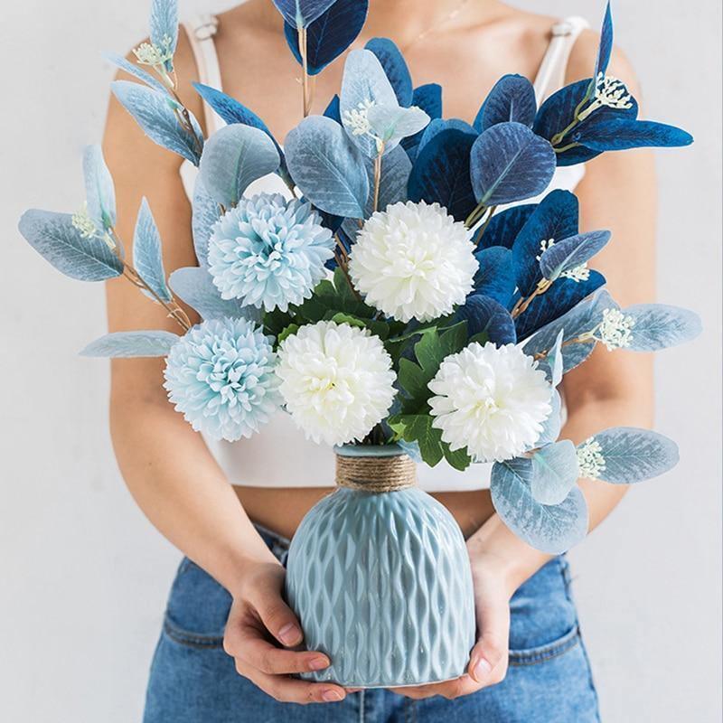 TexturaCeram Strukturierte Keramikvase | Elegantes Design | Dekoration für Zuhause & Büro