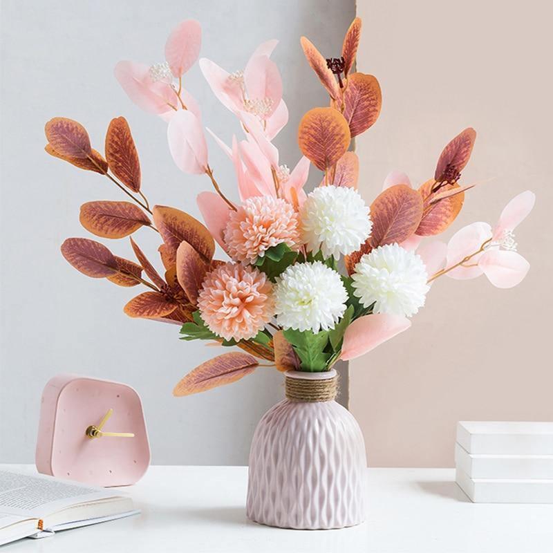 TexturaCeram Strukturierte Keramikvase | Elegantes Design | Dekoration für Zuhause & Büro